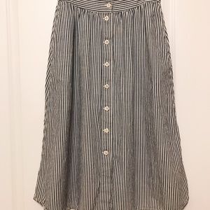 Madewell midi skirt